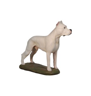 Dog argentyński ręcznie pomalowana statuetka Art-Dog